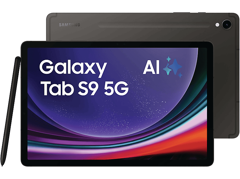 SAMSUNG Galaxy Tab S9 | 11 inch - 128 GB - Zwart - 5G 2023,0 - 128