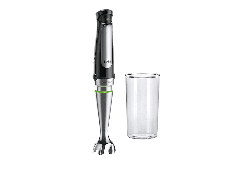 BRAUN MQ 7000X Stabmixer Premium Schwarz/Edelstahl (1000 Watt, 1 l)