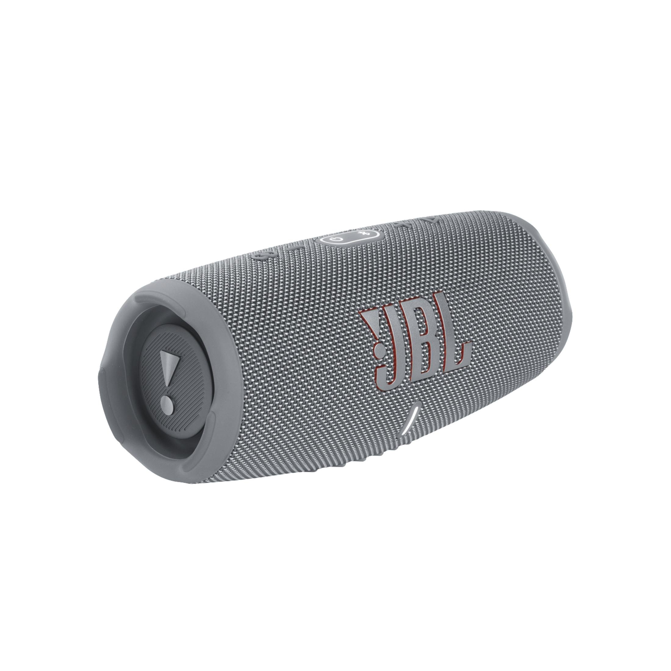 JBL CHARGE 5 GREY Lautsprecher, Grau, Wasserfest | MediaMarkt
