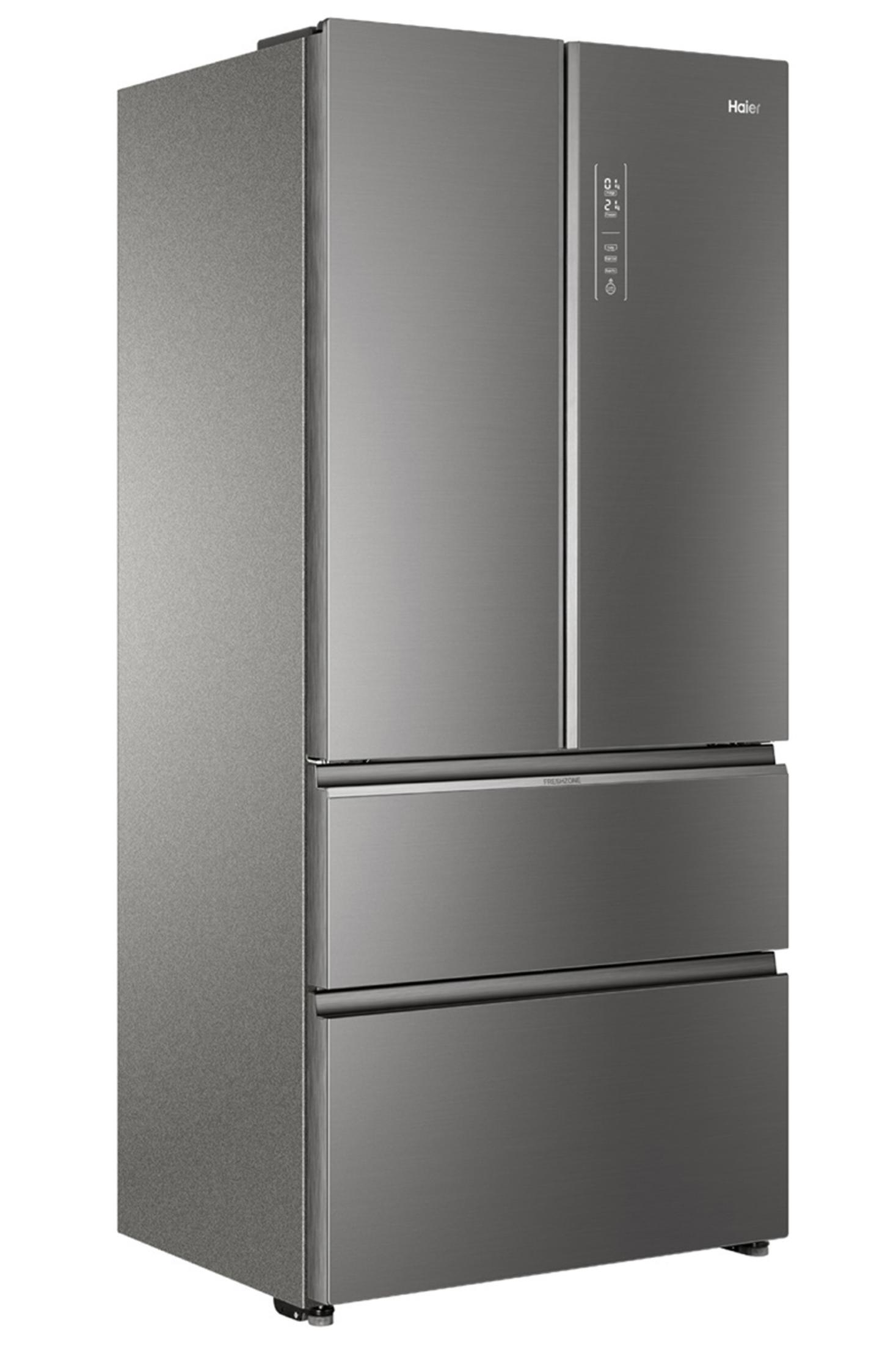 Frigorífico combi - HAIER HB18FGSAAA, No Frost, Dinámico (con ventilador), Altura 1900 mm, Capacidad 539 l, Inox
