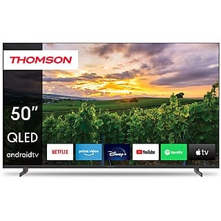 TV QLED 50" - THOMSON 50QA2S13, UHD 4K, Smart TV, DVB-T2 (H.265), Negro