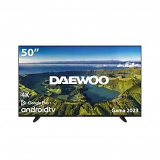 TV LED 50" - DAEWOO 8698902058469, UHD 4K, Quad Core, Smart TV, DVB-T2 (H.265), Negro