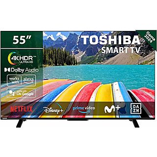 TV LED 55" - TOSHIBA 55UV2363DG, UHD 4K, Quad Core, Smart TV, DVB-T2 (H.265), Negro