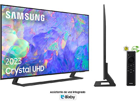 TV LED 55" - SAMSUNG TU55CU8505KXXC, UHD 4K, Crystal Processor 4K, Smart TV, DVB-T2 (H.265), Negro