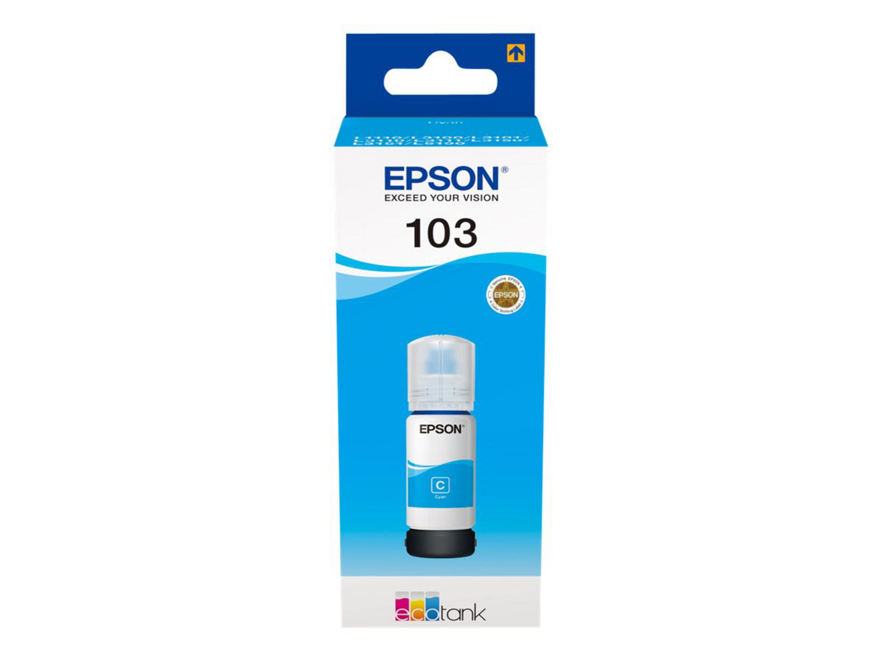 EPSON EcoTank 103 Mürekkep Şişesi Mürekkep baskı Cyan