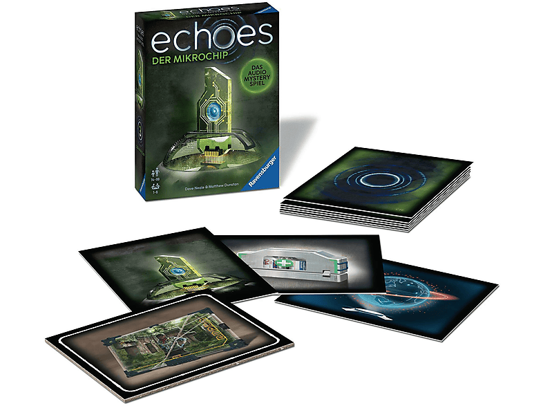 Ravensburger Echoes - Der Mikrochip: Gioco Audio Mystery Cooperativo Con App (Lingua Tedesca, Gioco Di Carte) - 2