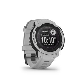 GARMIN INSTINCT 2 SOLAR MIST GRAY Smartwatch Silikon, 135-230 mm, Grau