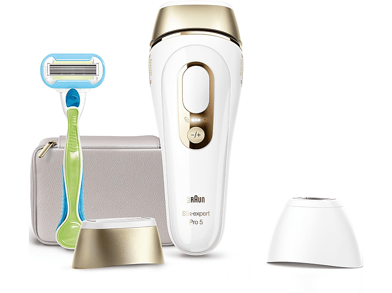 BRAUN IPL Silk·Expert Pro 5 PL5152 2 Başlıklı IPL Lazer Epilasyon Aleti Beyaz-Gold