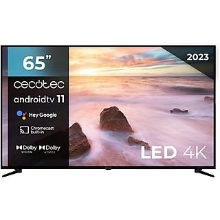 TV LED 65" - CECOTEC A2 series ALU20065, UHD 4K, Black