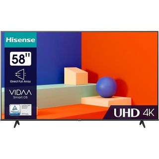 TV LED 58" - HISENSE 58A6K MPN, UHD 4K, Quad Core/MT9602, Smart TV, DVB-T2 (H.265), Negro