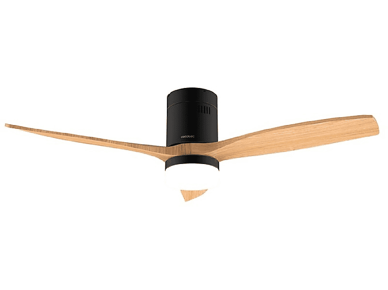 Ventilador de techo - CECOTEC EnergySilence Aero 5600 Aqua Black&WhiteWood Connected