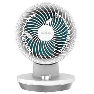 Ventilador de sobremesa - CECOTEC EnergySilence 800 Cyclone Desk, 45 W, 3 velocidades, White