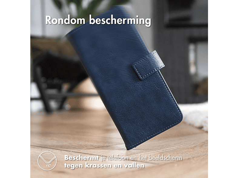 Custodia A Libro Iphone 12 Pro Max Con Porta Carte Di Credito Chiusura Magnetica Blu