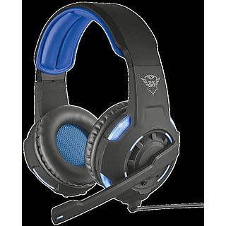 Auriculares gaming - TRUST GXT 350 RADIUS 7.1, Circumaurales, Negro