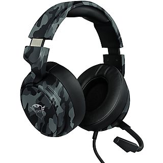 Auriculares gaming - TRUST GXT 433 Pylo, Circumaurales, Negro