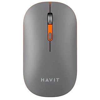 Ratón inalámbrico - HAVIT MS60WB INALAMBRICO Y BLUETOOTH, Inalámbrico, 1600 ppp, Gris