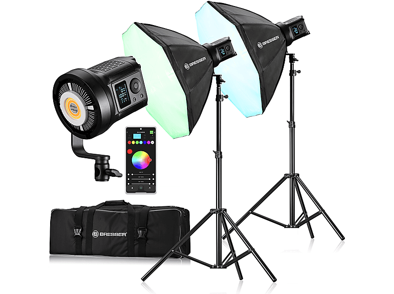 Luz LED Kit Duo  - BR-135RGB COB BRESSER