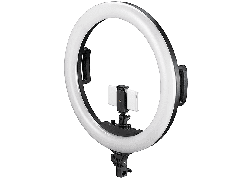 Lámpara de anillo LED bicolor  - STR-48B de 48 W BRESSER