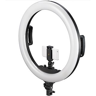 Lámpara de anillo LED bicolor  - STR-48B de 48 W BRESSER, Blanco