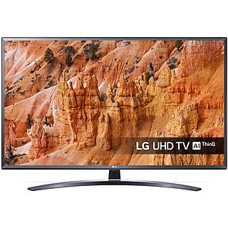 TV LED 43" - LG ELECTRONICS 43UM7400PLB, UHD 4K, Quad Core de 10 bits, Smart TV, DVB-T2 (H.265), Negro