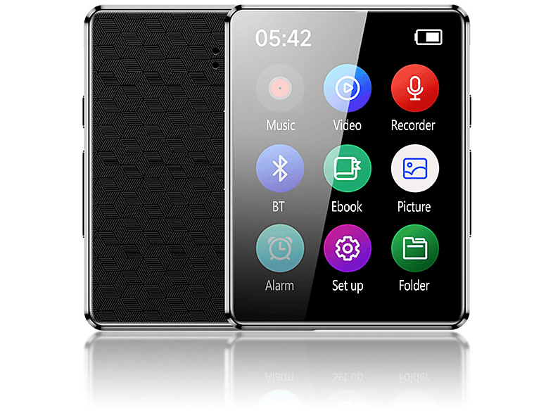 NAXSIR 2.0'' MP4Walkman MP3Player (128 GB, Schwarz) MediaMarkt