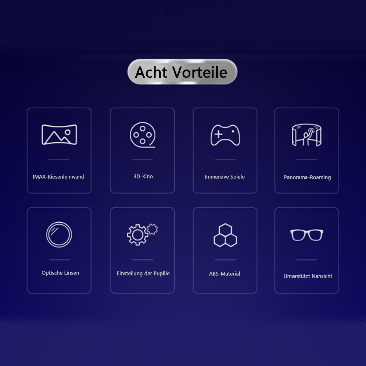 Ein Bild mit 8 Symbolen mit dem Text 