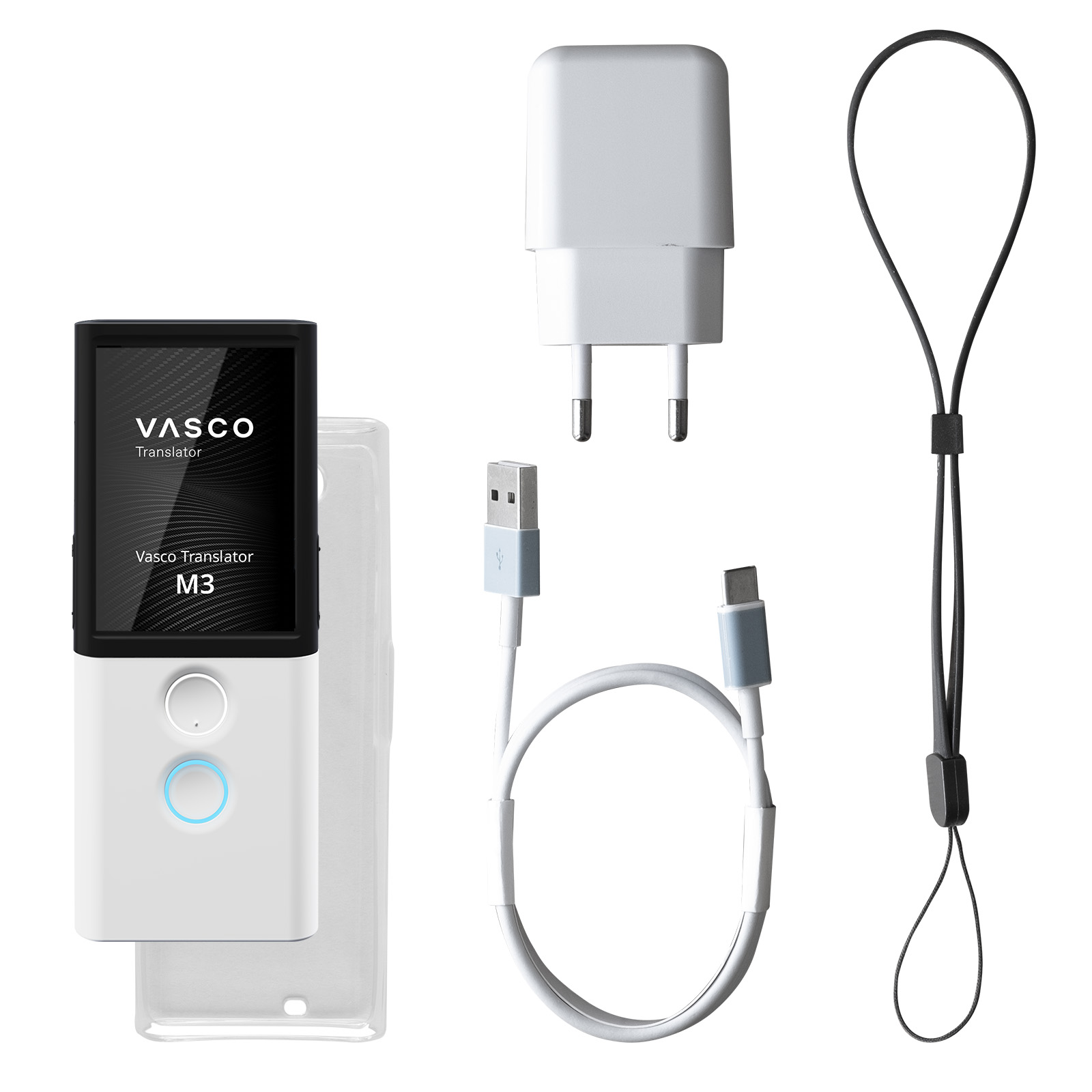 Custodia Per Vasco V4 Traduttore Vocale - In Alluminio E EVA, Con Moschettone - Foto 3