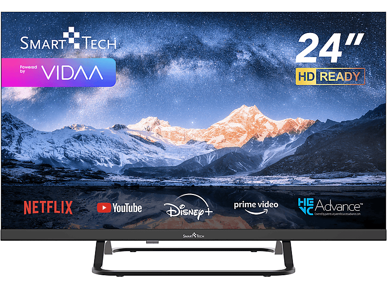 SMART TECH 24HV02V LED TV (Flat, 24 Zoll / 60,96 cm, HD, SMART TV ...