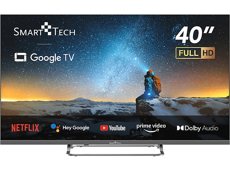 TV LED 40" - SMART TECH 40FG01V Televisor LED Google Full-HD inteligente