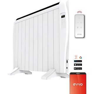 Emisor térmico - EVVO C10, 1500 W, 2 niveles de calor, Blanco