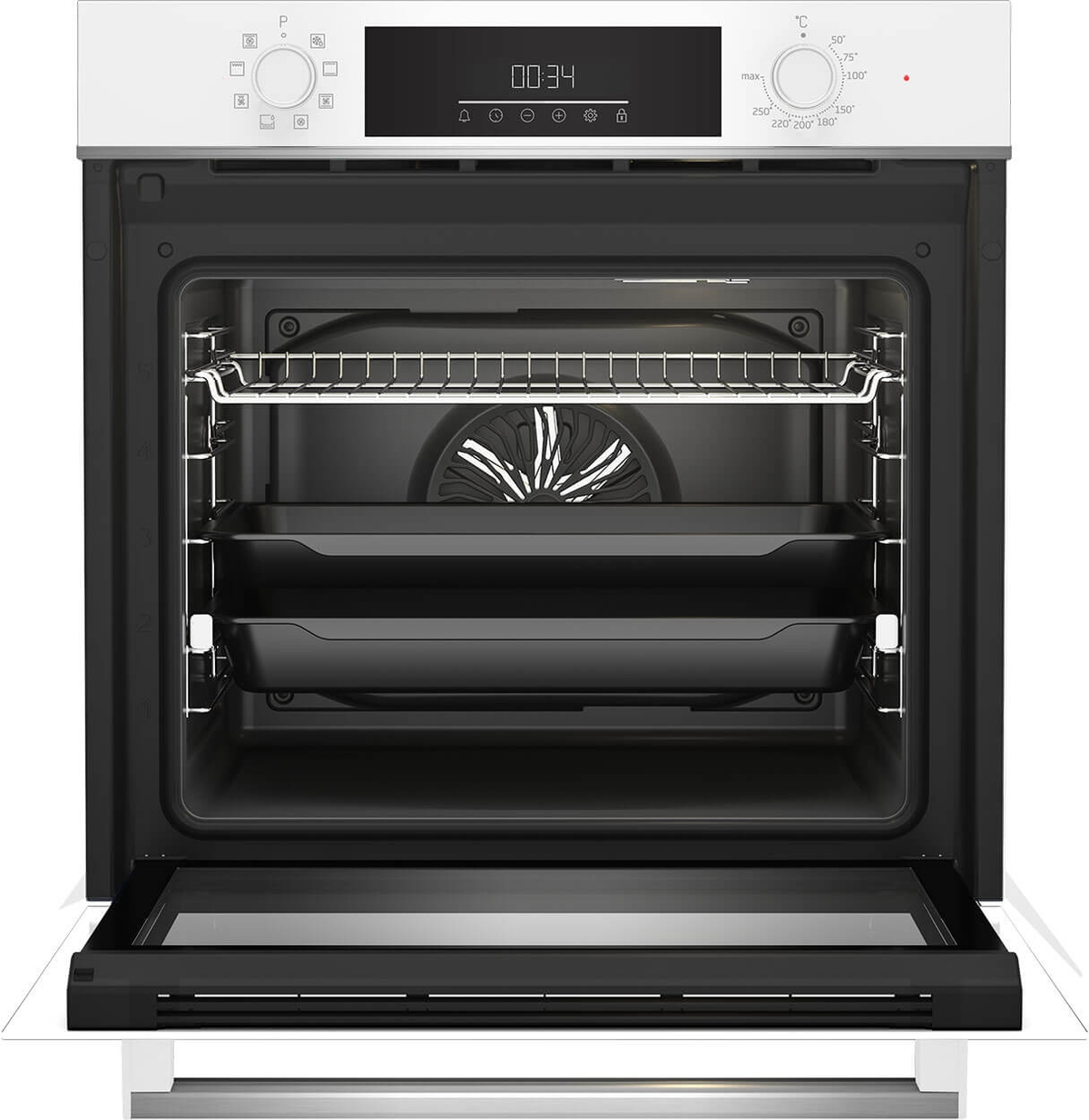 BEKO BBIM14300WMS Beyond Multifunzione FORNO INCASSO Capacità 72 l, dimensoni: L 59,4 cm - A 59,5 cm - P 56,7 cm, Bianco, classe A