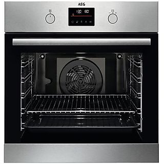 Horno multifunción - AEG AEGBPB331161M, Integrable, Cable de corriente, Pirolítico, 72 l, 60 cm, Inox