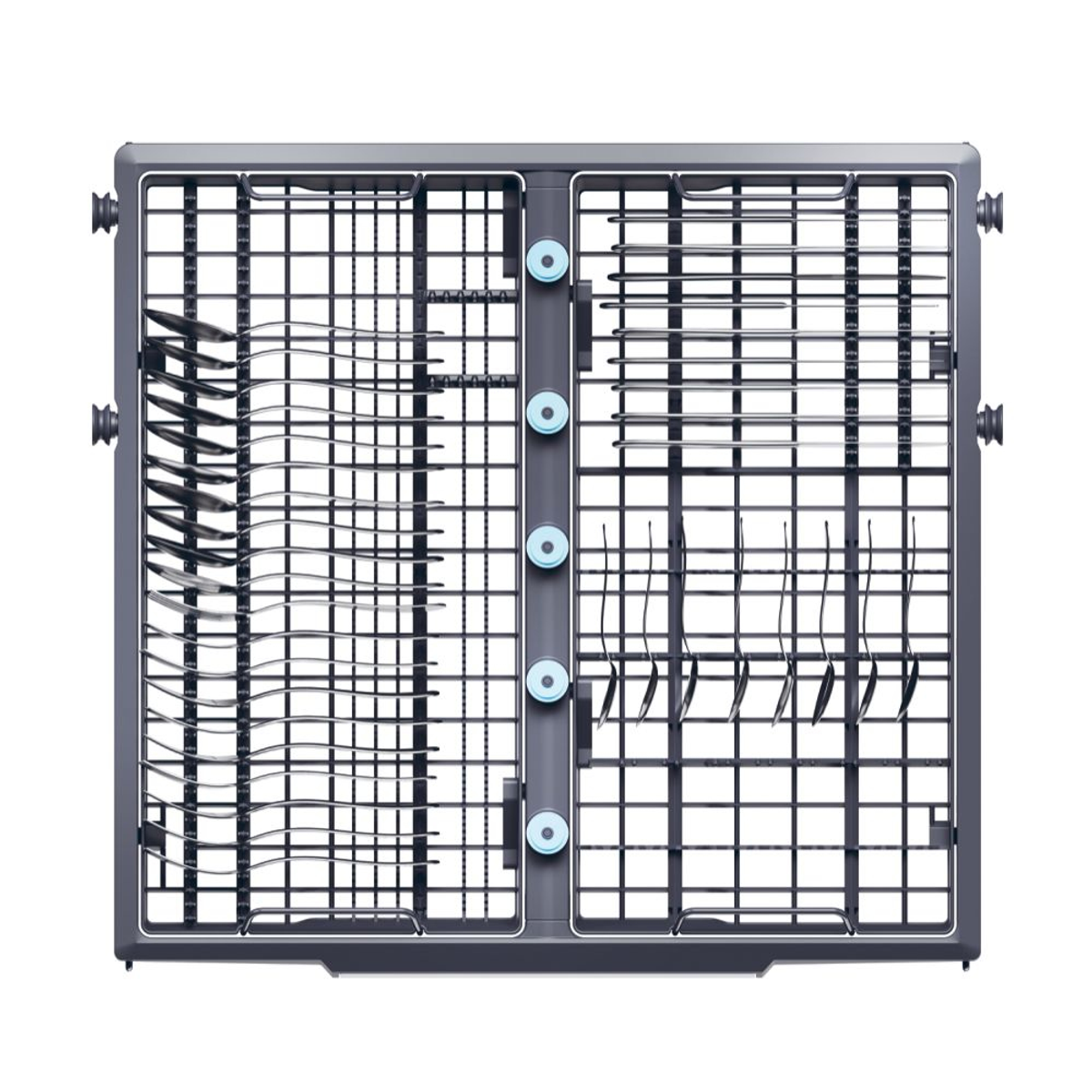 Lavastoviglie Libera installazione HAIER XF 4A4M4PA, Programmi 10, Dimensioni: L 59,7 cm, A 850 mm, P 59,8 cm, Rumorosità 44 dB(A), Consumo di acqua 9,5 l, Antracite, Classe A