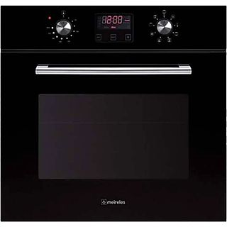 Horno multifunción - MEIRELES MF 6609 N, Cable de corriente, Parcialmente catalítico, 55 l, 59,8 cm, Negro