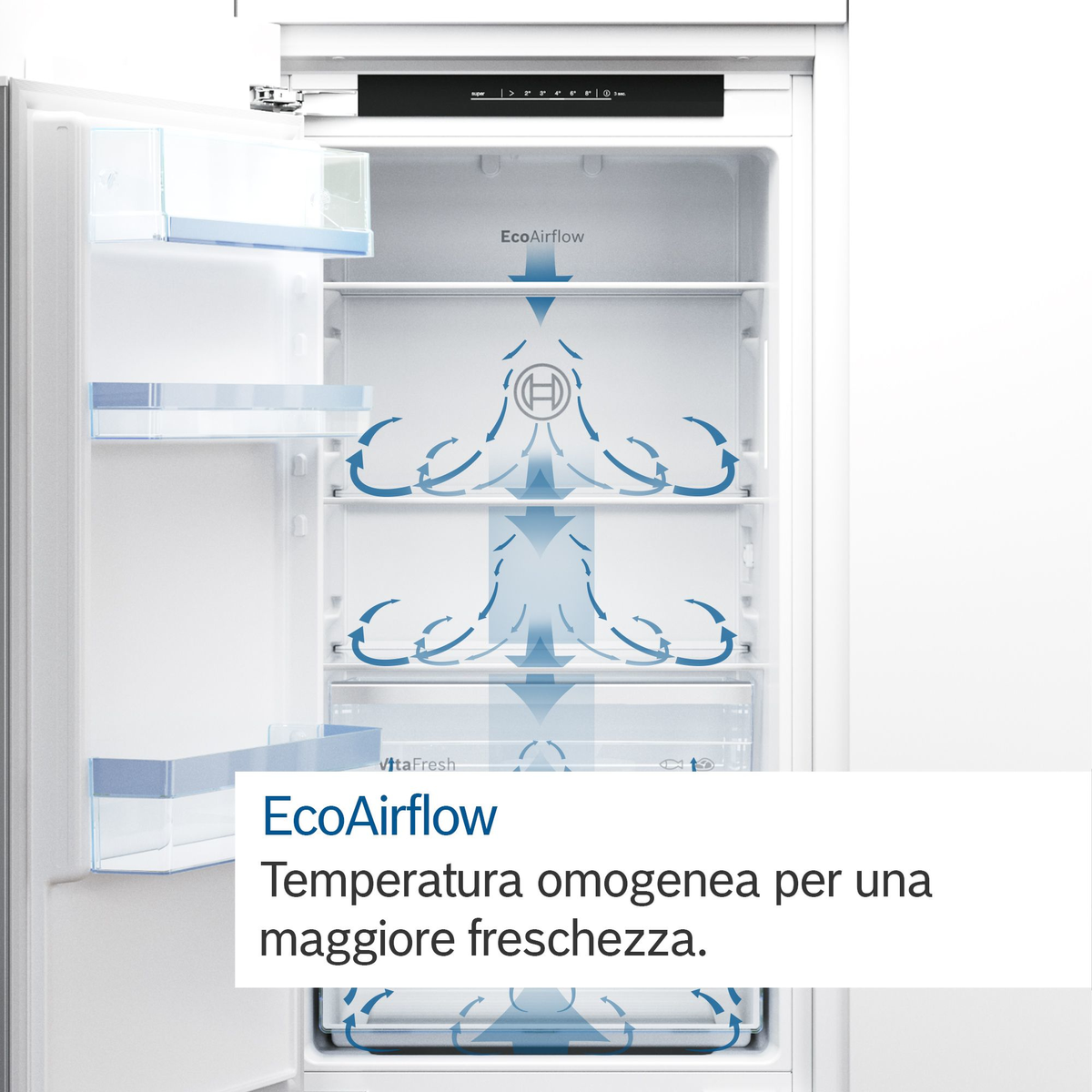BOSCH KIR 31 VFE 0 Kühlschrank (E, 1021 mm hoch, Nicht zutreffend)