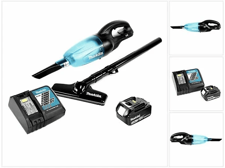 Aspirador de mano - MAKITA DCL180ZB+DC18RC+BL1830B