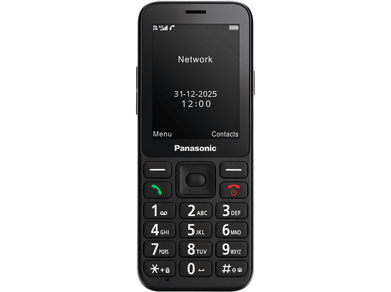 PANASONIC KX-TU250EXB Mobiltelefon, Schwarz