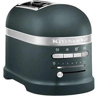 Tostadora - KITCHENAID 5KMT2204EPP, 1250 W, 2 ranuras, 2 rebanadas, Inox