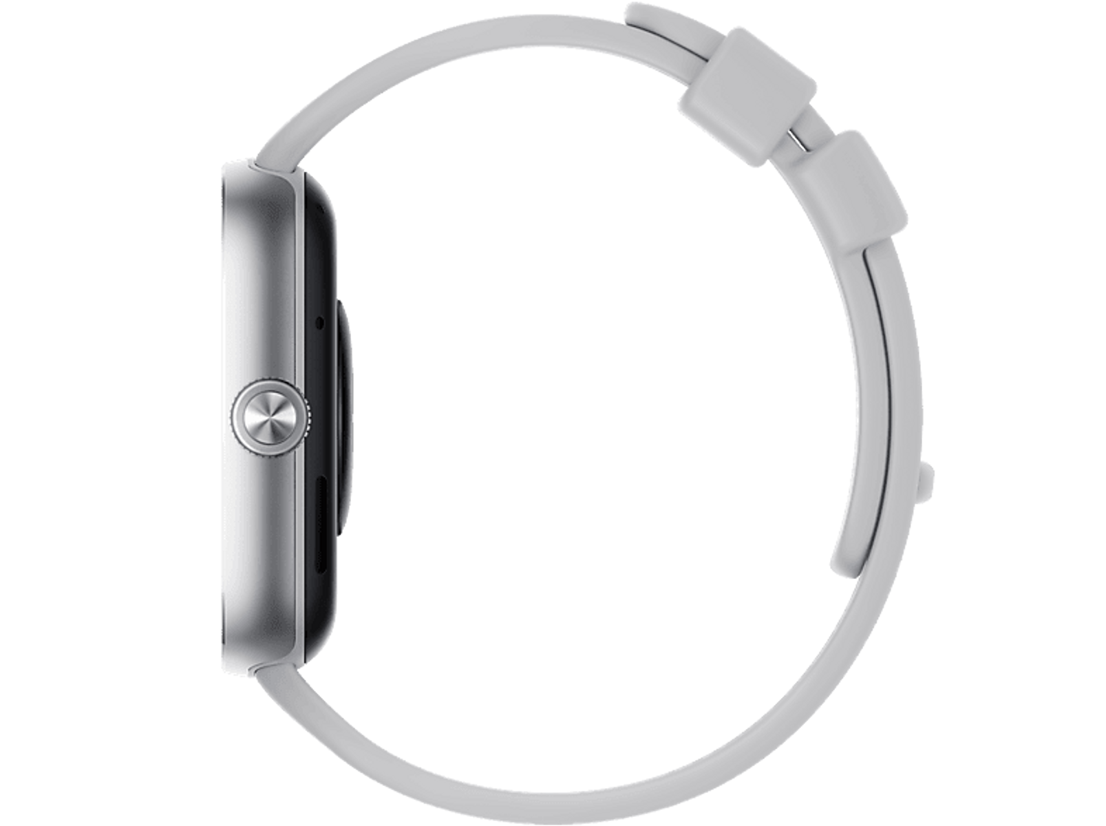 Czerwono-srebrny odkurzacz z osprzętem, pokazany na białym tle.