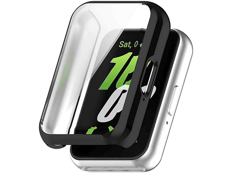 WIGENTO Kunststoff Schutz Hülle Watch Schutz Hülle (für Samsung Galaxy Fit 3)