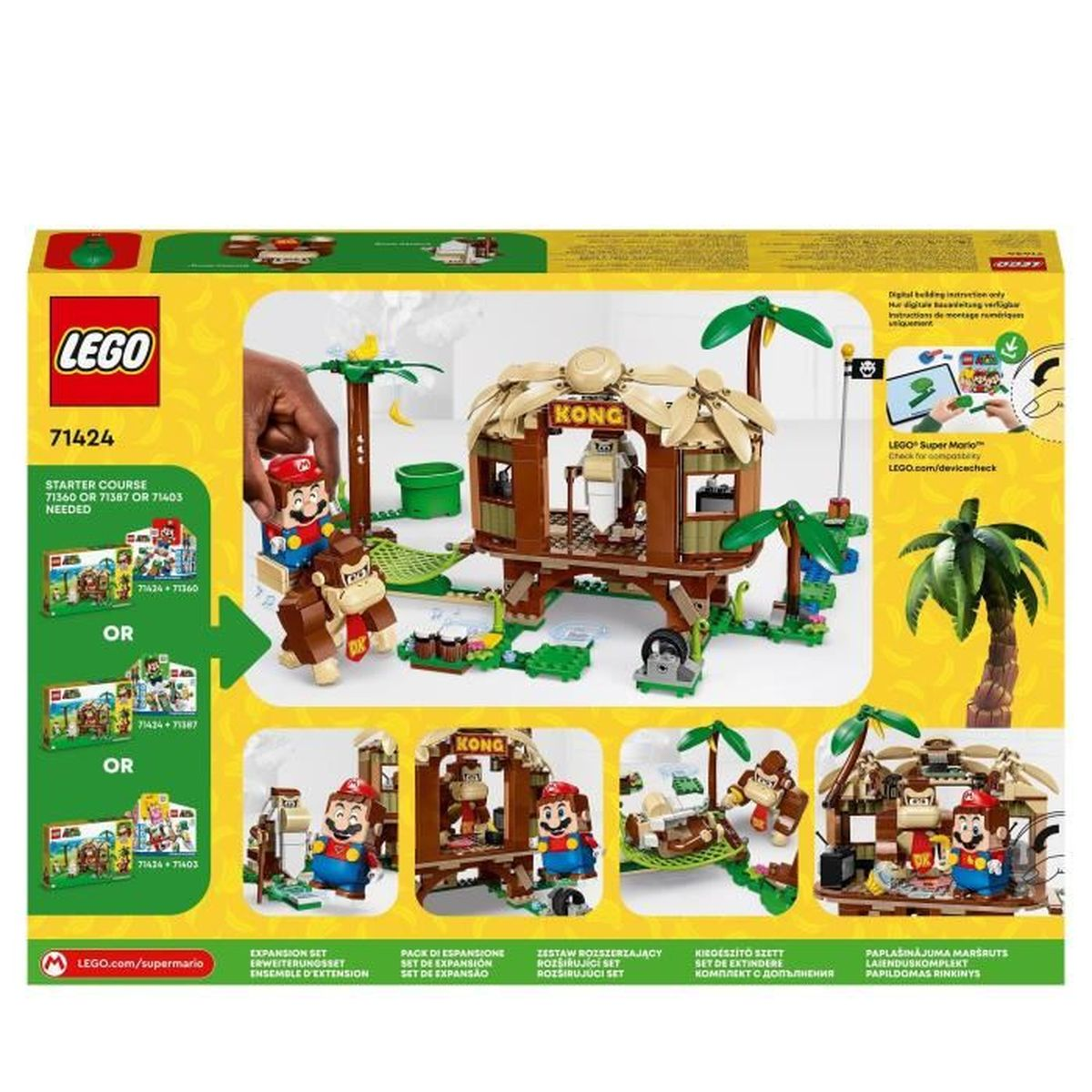 LEGO 71424 DONKEY KONGS BAUMHAUS-ERWEITERUNGSSET Bausatz