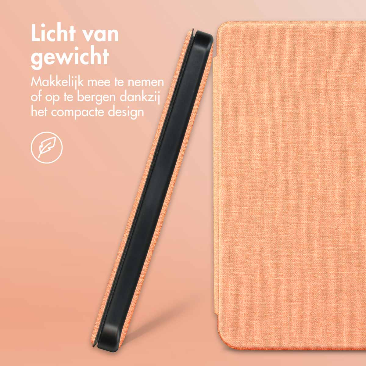 Lichtgewicht hoesje, makkelijk mee te nemen of op te bergen.