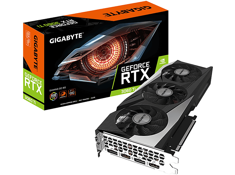 Tarjeta gráfica - GIGABYTE Gigabyte GeForce RTX 3060 Ti GAMING OC 8G (rev. 2.0) NVIDIA 8 GB GDDR6