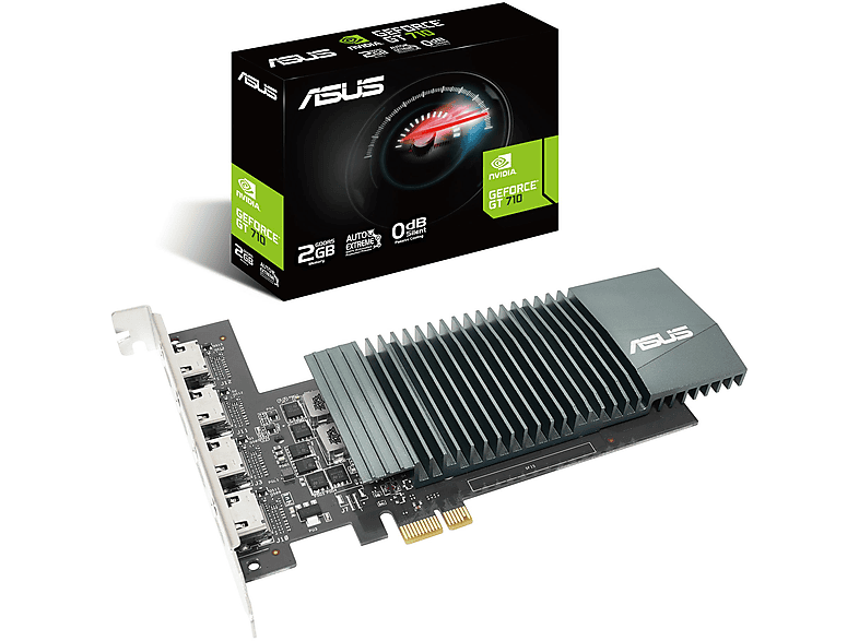 Tarjeta Gráfica - ASUS Tarjeta gráfica Asus GT710 4H SL 2GB GDDR5