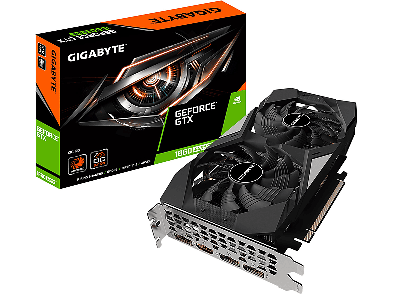 Tarjeta gráfica - GIGABYTE GV-N166SOC-6GD GTX 1660 SUPER 6 GB