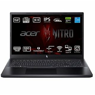 Portátil Gaming - ACER NH.QNCEB.009, 15,6 " Full-HD, Intel Core, 16 GB RAM, 1 TB SSD, GeForce RTX™ 3050, Sin sistema operativo