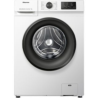 Lavadora carga frontal - HISENSE WFVC7012E, 7 kg, 15 programas, Blanco