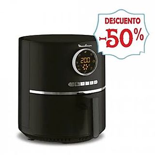 Freidora de aire - MOULINEX 3045387250843, 1600 W, Negro