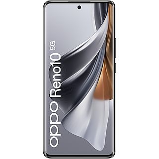 Móvil - OPPO Reno10, Gris, 256 GB, 8 GB RAM, 6,7 ", Full HD+, MediaTek, 5000 mAh, BlackBerry