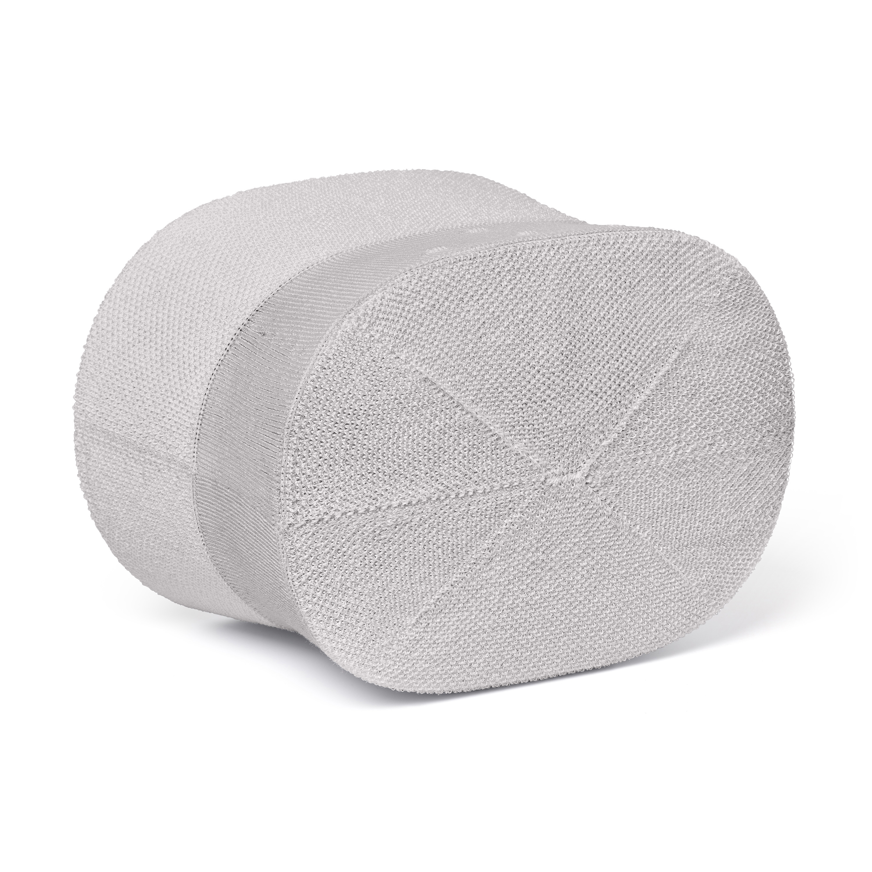 Witte filter met honingraatpatroon. Cilindrische vorm, kruisontwerp.